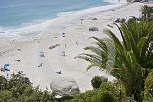 Scenic view of Clifton Beach,Cape Town