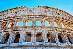 Scenic view of Colosseum in Rome, Italy