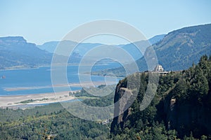 Scenic view at Columbia river Gorge, Oregon.