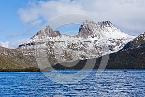 Scenic view of Cradle Mountain, Tasmania