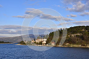 Scenic View of Croatian Island Landscape