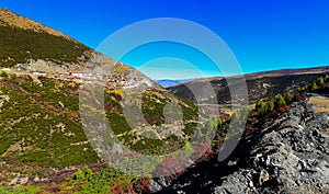 Scenic view at Daocheng, Yading, Yunnan, China