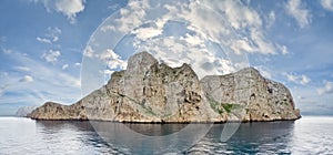 Dragonera Island from seaside, Mallorca - Spain