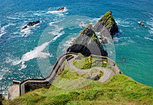 Scenic view of Dunquin Harbor, County Kerry, Ireland