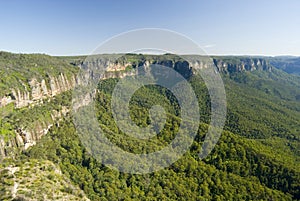 Scenic view of an escarpment in the Blue Mountains