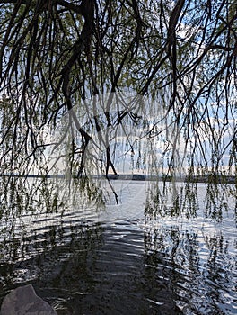 Scenic view of Eymir Lake in Ankara, Turkey