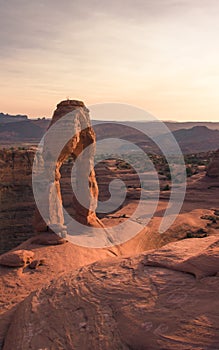 Scenic View of Famous Delicate Arch