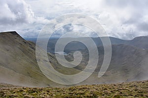 Scenic View from the Fell Ridge Near Patterdale photo