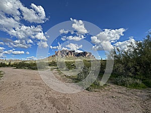 Flatiron in Lost Dutchman State Park, AZ