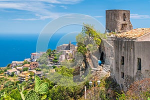 Scenic view in Forza d`AgrÃ², picturesque town in the Province of Messina, Sicily, southern Italy.