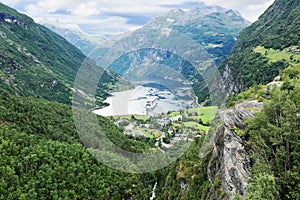 Geirangerfjord from Dalsnibba view point, Norway - Scandinavia photo