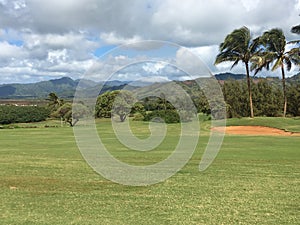 A Scenic View on the Golf Course from the 8th Hole
