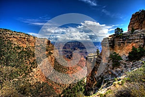 Scenic view of Grand Canyon photo