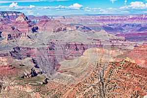 Scenic view of Grand Canyon from Grandview Point Overlook