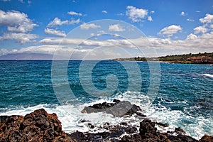 Scenic view and great snorkeling area on Maui, Hawaii