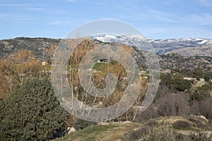 Scenic View of Guadarrama Mountain Range, Madrid