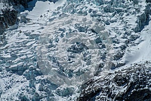 Scenic view of high mountains in Himalayas