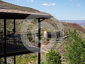 Scenic view of the hills around Jerome, a historic mining town in Arizona