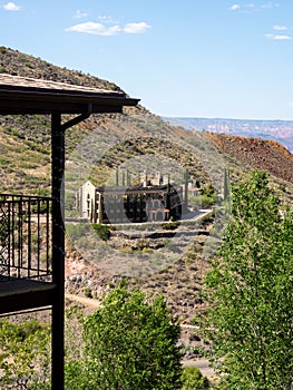 Scenic view of the hills around Jerome, a historic mining town in Arizona