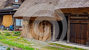 Scenic view of historic villages of Shirakawa-go and Gokayama in Japan