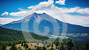 Scenic View of Humphreys Peak Against Sky AI Generated