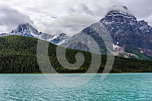 Scenic view of Icefields Parkway