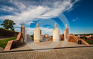 Scenic view of II-a Gates of Alba Carolina Citadel, Alba Iulia, Romania