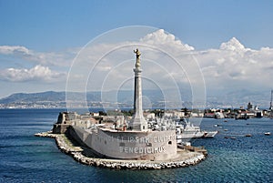 Scenic view of the Italian port of Messina