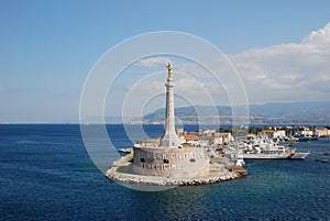 Scenic view of the Italian port of Messina