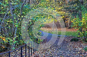 Scenic view of Kelvingrove Park - Glasgow, Scotland