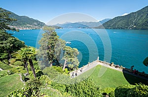 Scenic view of Lake Como, Italy