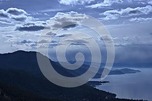 Scenic view of Lake Tahoe