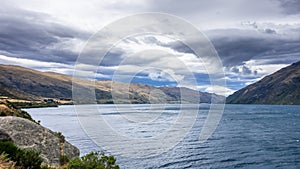 scenic view at lake Te Anau New Zealand