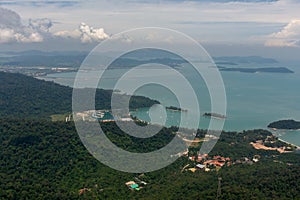 Scenic view from the Langkawi skybridge