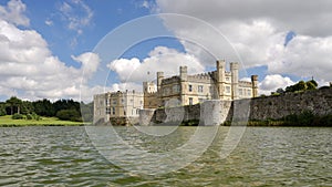 The scenic view of Leeds castle