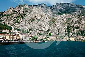 Scenic view of Limone sul Garda, Italy