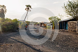 Scenic view of Loiyangalani Town in Turkana County, Kenya