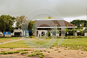 Scenic view of Manda Airport in Lamu Island, Kenya