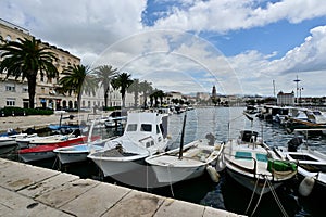 Scenic View of Marina and Waterfront in Split, Croatia