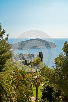 Scenic view of the Mediterranean coastline