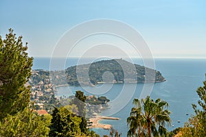 Scenic view of the Mediterranean coastline