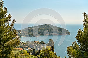 Scenic view of the Mediterranean coastline