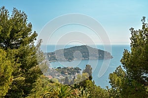 Scenic view of the Mediterranean coastline