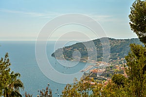 Scenic view of the Mediterranean coastline