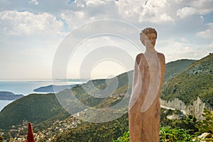 Scenic view of the Mediterranean coastline