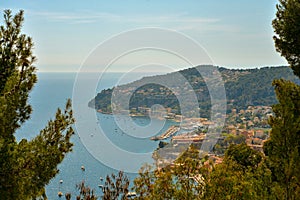 Scenic view of the Mediterranean coastline