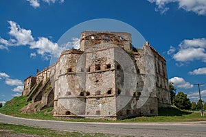 Scenic view on Medzhybizh Castle. Location place: Medzhybizh, Uk