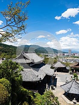 Scenic view from Miidera, temple number 14 of the Saigoku Kannon pilgrimage