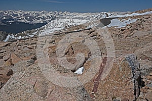 Scenic view on Mt. Evans.