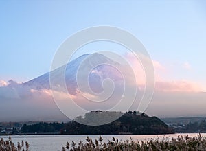 Scenic view of mt.Fuji, Japan